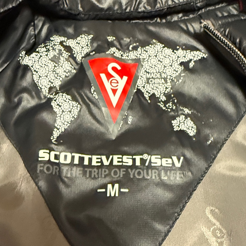 SCOTTeVEST men’s Medium Diamond Quilted Jacket - Picture 3 of 10